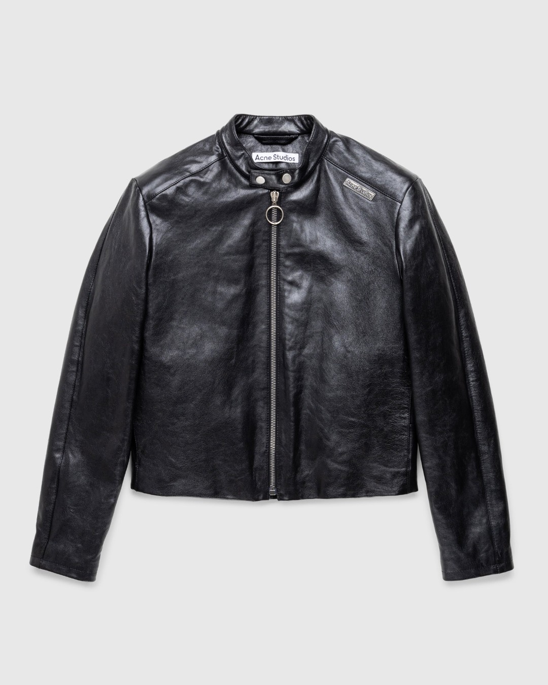 Acne leather sales jacket sale